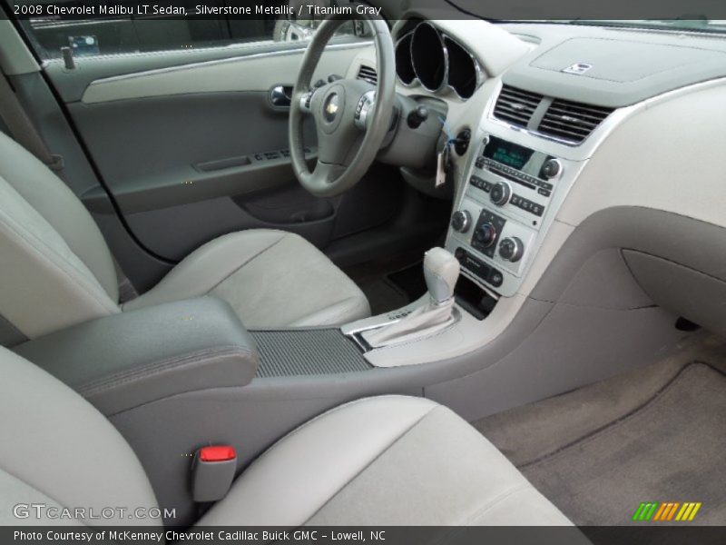 Silverstone Metallic / Titanium Gray 2008 Chevrolet Malibu LT Sedan