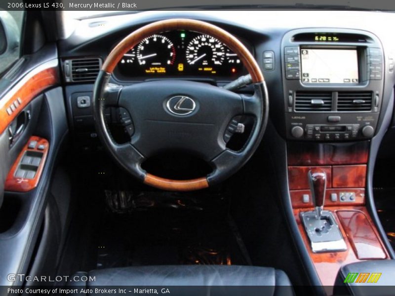 Mercury Metallic / Black 2006 Lexus LS 430