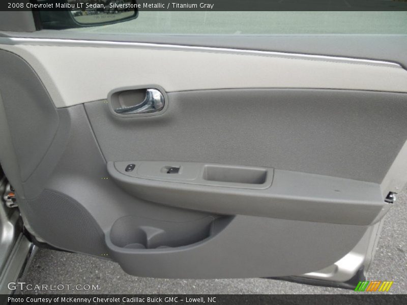 Silverstone Metallic / Titanium Gray 2008 Chevrolet Malibu LT Sedan