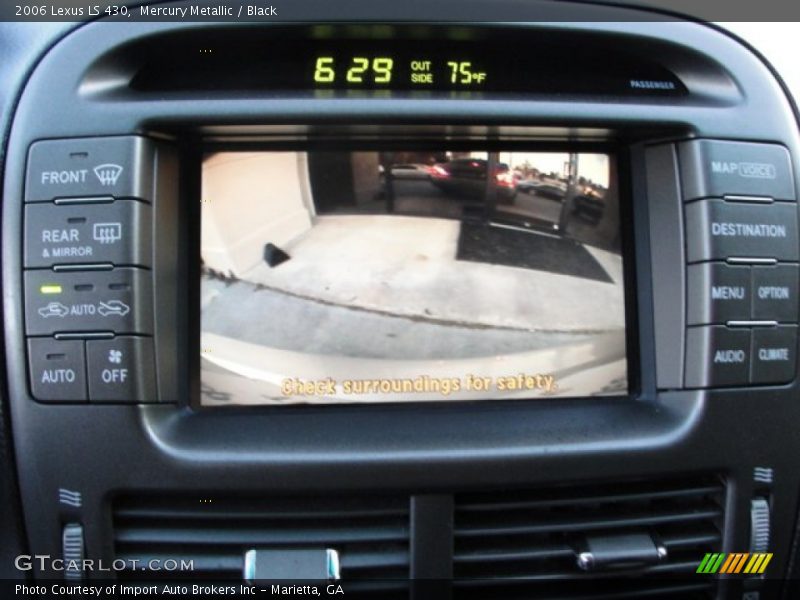 Mercury Metallic / Black 2006 Lexus LS 430