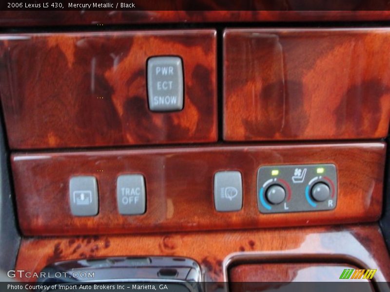 Mercury Metallic / Black 2006 Lexus LS 430