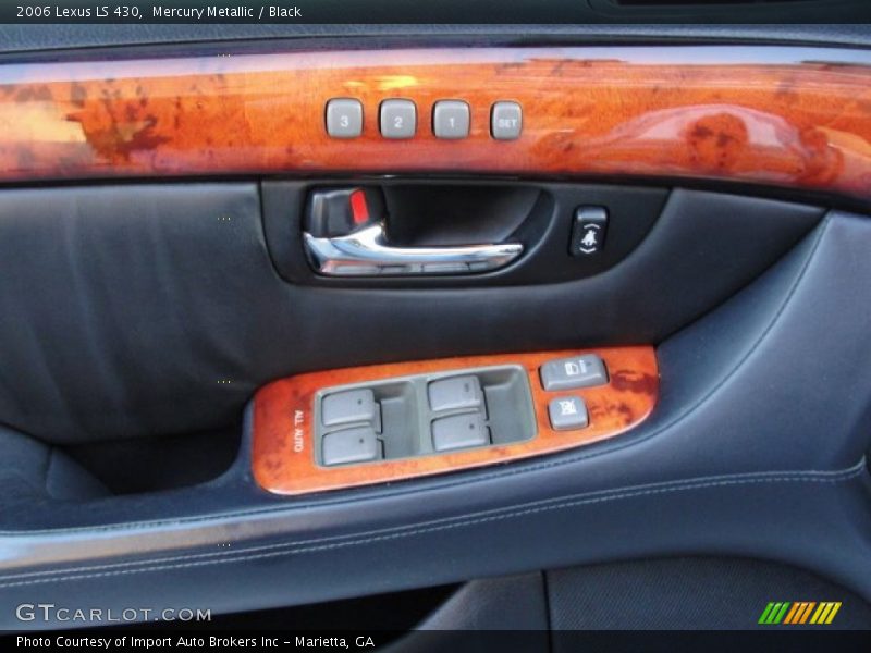 Mercury Metallic / Black 2006 Lexus LS 430