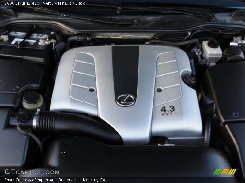 Mercury Metallic / Black 2006 Lexus LS 430