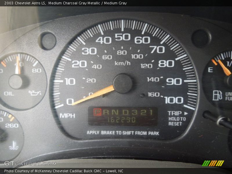 Medium Charcoal Gray Metallic / Medium Gray 2003 Chevrolet Astro LS