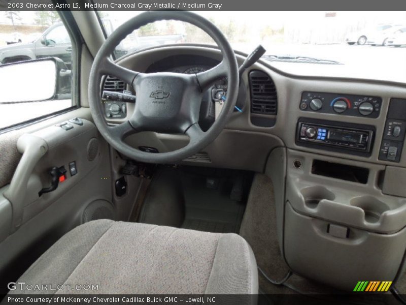 Medium Charcoal Gray Metallic / Medium Gray 2003 Chevrolet Astro LS