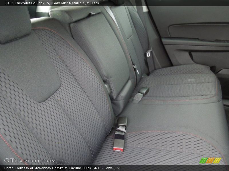 Gold Mist Metallic / Jet Black 2012 Chevrolet Equinox LS