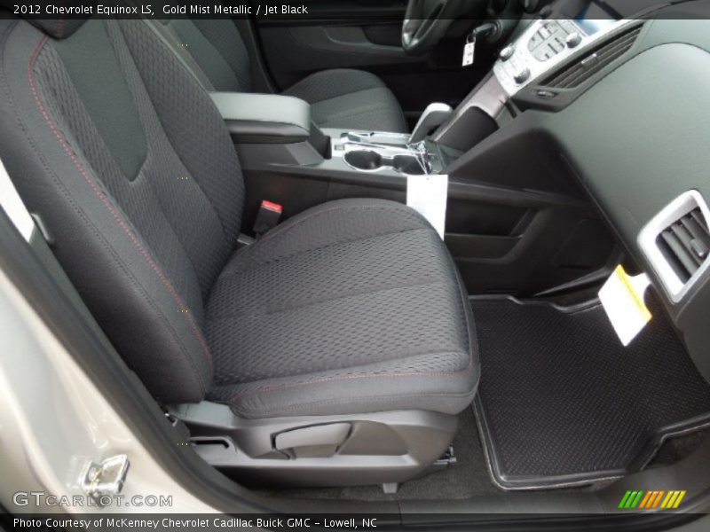 Gold Mist Metallic / Jet Black 2012 Chevrolet Equinox LS