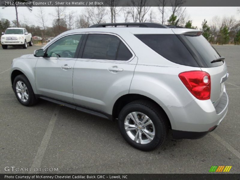 Silver Ice Metallic / Jet Black 2012 Chevrolet Equinox LT