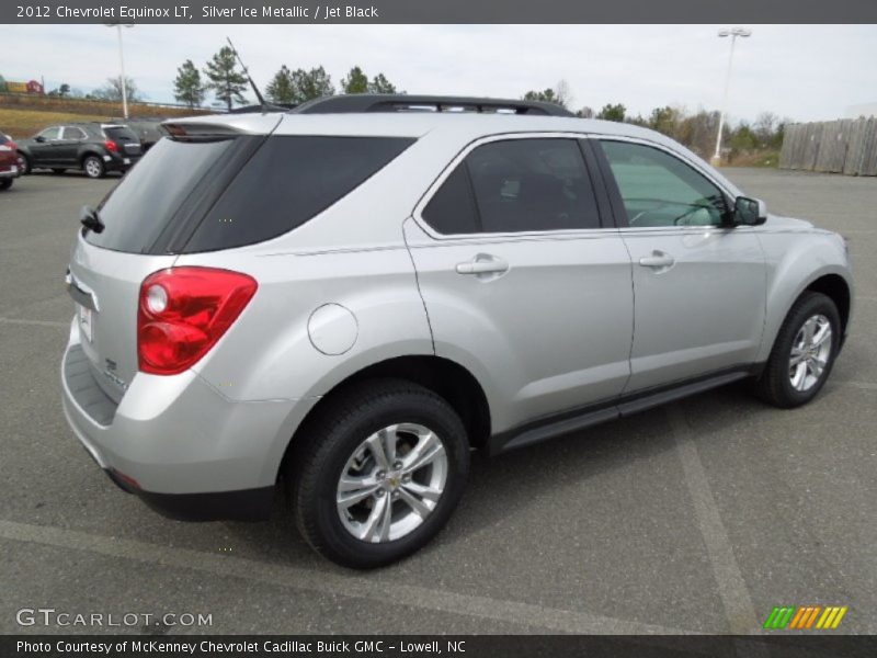 Silver Ice Metallic / Jet Black 2012 Chevrolet Equinox LT