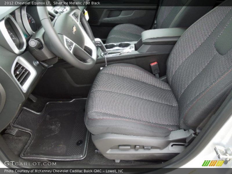 Silver Ice Metallic / Jet Black 2012 Chevrolet Equinox LT