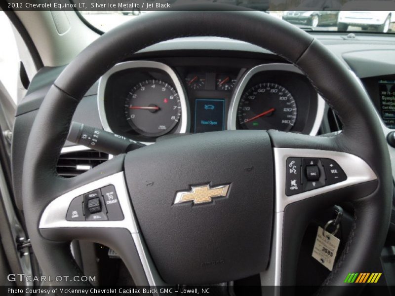 Silver Ice Metallic / Jet Black 2012 Chevrolet Equinox LT