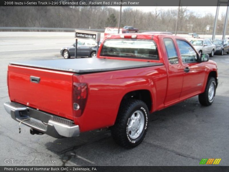 Radiant Red / Medium Pewter 2008 Isuzu i-Series Truck i-290 S Extended Cab