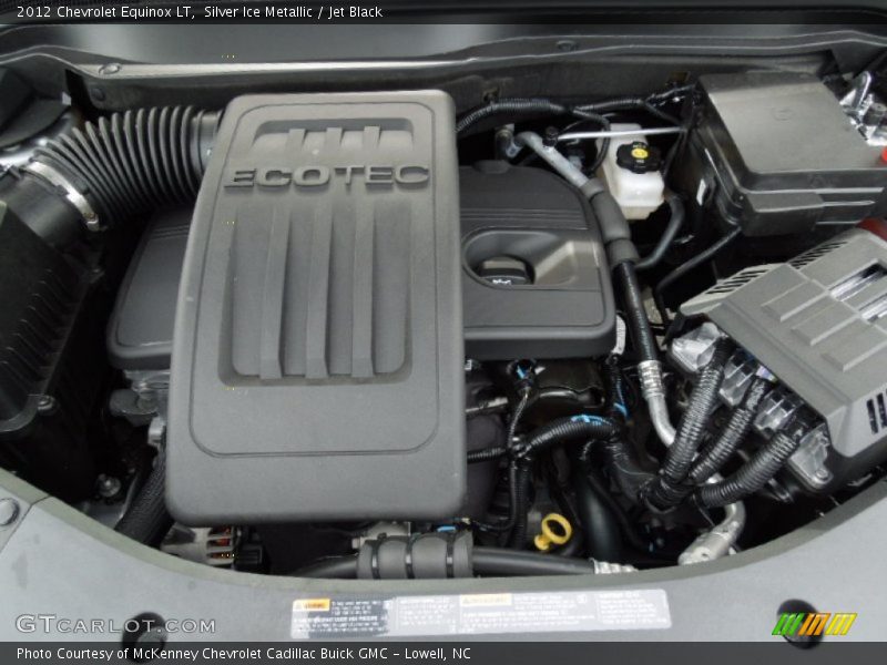 Silver Ice Metallic / Jet Black 2012 Chevrolet Equinox LT