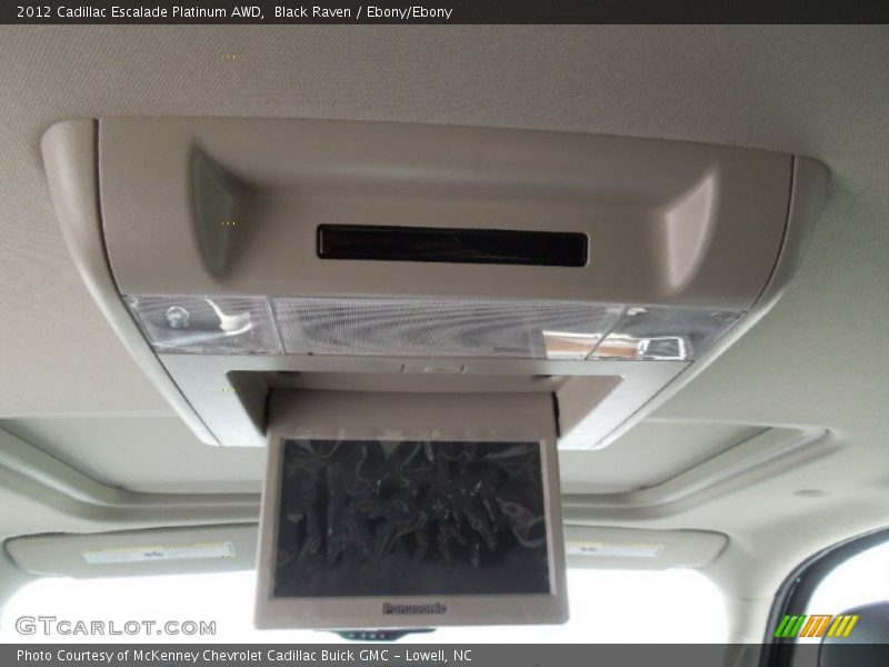 Black Raven / Ebony/Ebony 2012 Cadillac Escalade Platinum AWD