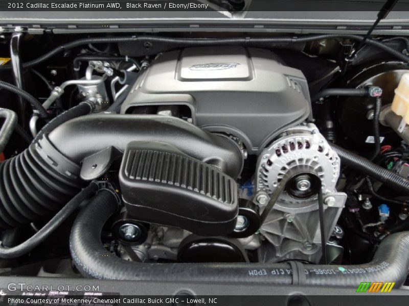  2012 Escalade Platinum AWD Engine - 6.2 Liter OHV 16-Valve Flex-Fuel V8