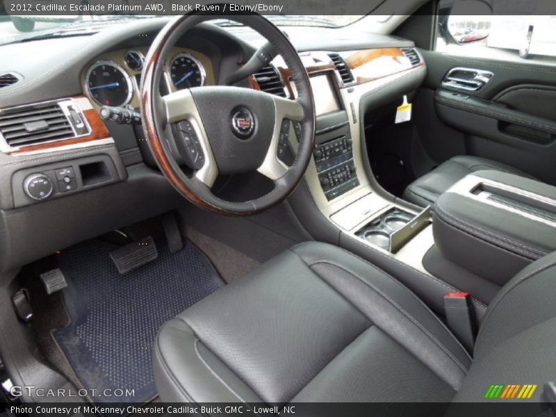 Ebony/Ebony Interior - 2012 Escalade Platinum AWD 