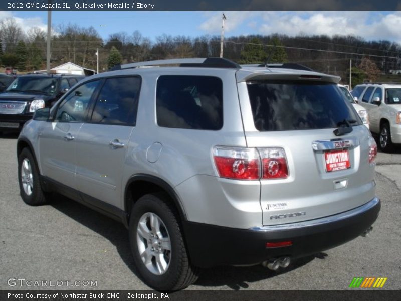 Quicksilver Metallic / Ebony 2012 GMC Acadia SL