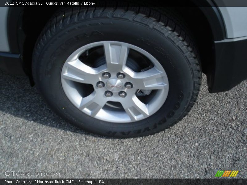 Quicksilver Metallic / Ebony 2012 GMC Acadia SL
