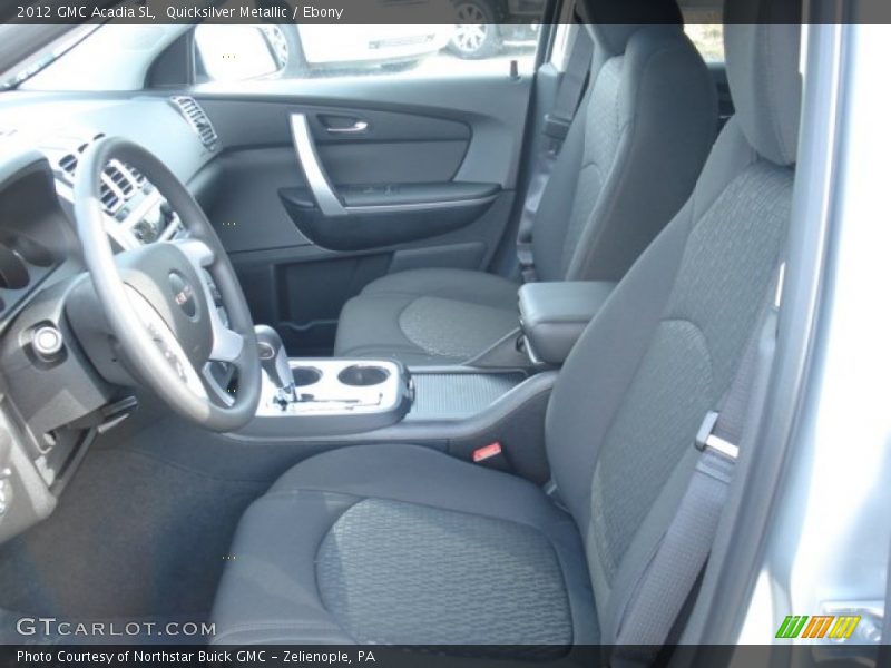 Quicksilver Metallic / Ebony 2012 GMC Acadia SL