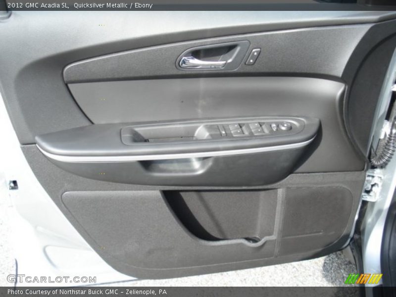 Quicksilver Metallic / Ebony 2012 GMC Acadia SL