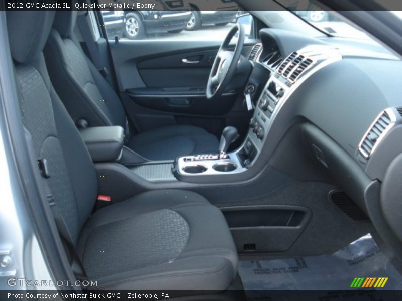 Quicksilver Metallic / Ebony 2012 GMC Acadia SL
