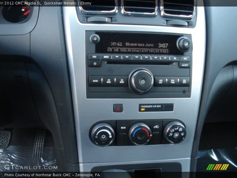 Quicksilver Metallic / Ebony 2012 GMC Acadia SL
