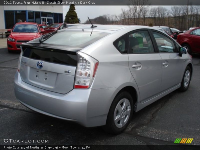 Classic Silver Metallic / Dark Gray 2011 Toyota Prius Hybrid II