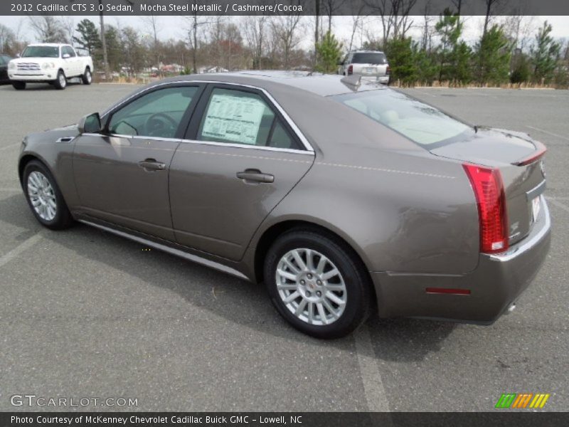 Mocha Steel Metallic / Cashmere/Cocoa 2012 Cadillac CTS 3.0 Sedan