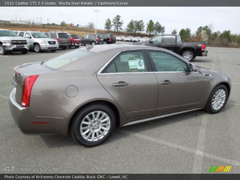 Mocha Steel Metallic / Cashmere/Cocoa 2012 Cadillac CTS 3.0 Sedan
