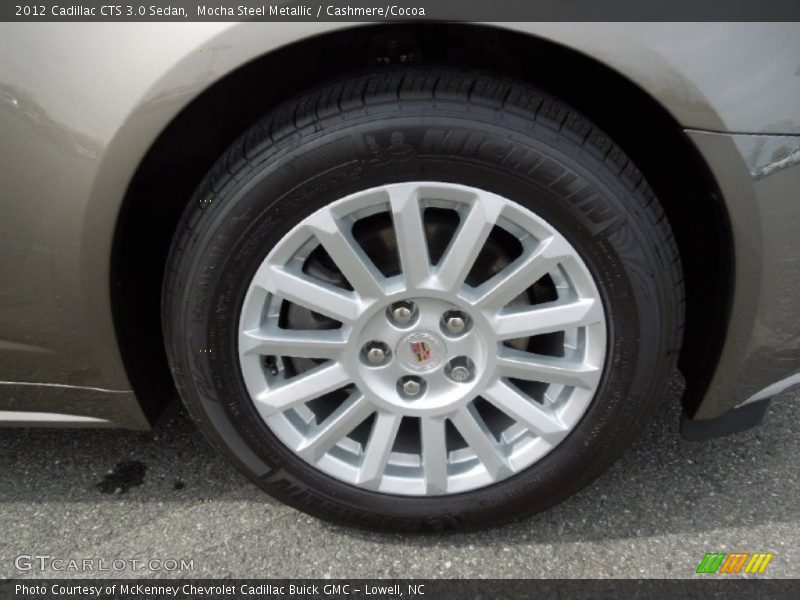 Mocha Steel Metallic / Cashmere/Cocoa 2012 Cadillac CTS 3.0 Sedan