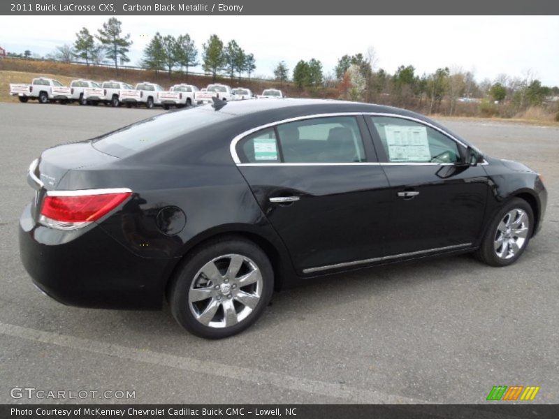 Carbon Black Metallic / Ebony 2011 Buick LaCrosse CXS