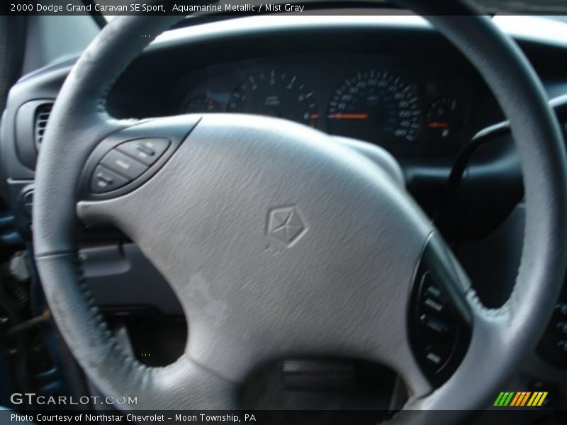 Aquamarine Metallic / Mist Gray 2000 Dodge Grand Caravan SE Sport
