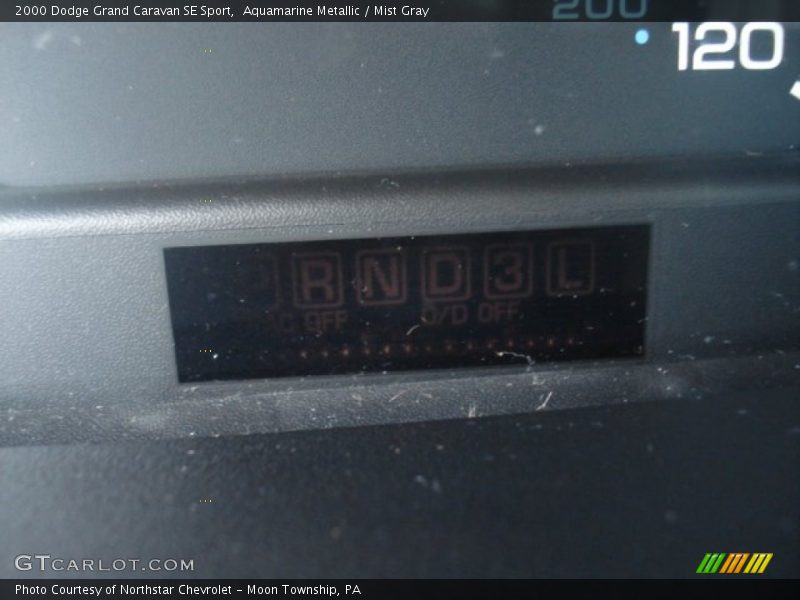 Aquamarine Metallic / Mist Gray 2000 Dodge Grand Caravan SE Sport