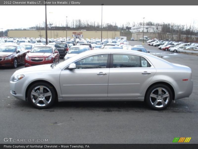 Silver Ice Metallic / Ebony 2012 Chevrolet Malibu LT