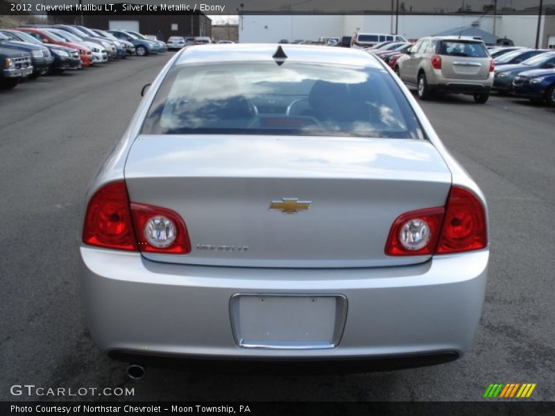 Silver Ice Metallic / Ebony 2012 Chevrolet Malibu LT