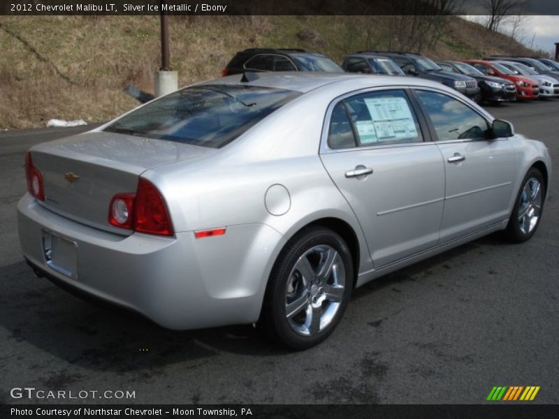 Silver Ice Metallic / Ebony 2012 Chevrolet Malibu LT