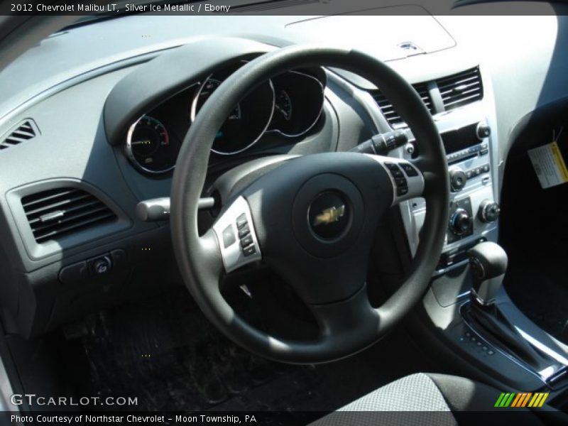 Silver Ice Metallic / Ebony 2012 Chevrolet Malibu LT