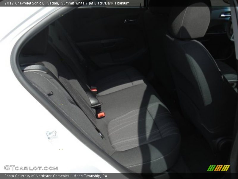 Summit White / Jet Black/Dark Titanium 2012 Chevrolet Sonic LT Sedan