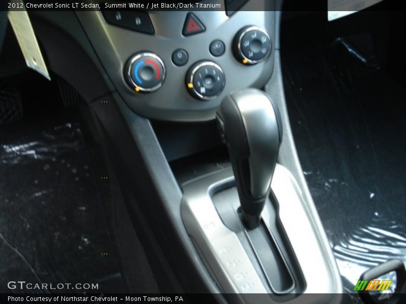 Summit White / Jet Black/Dark Titanium 2012 Chevrolet Sonic LT Sedan