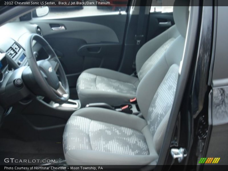 Black / Jet Black/Dark Titanium 2012 Chevrolet Sonic LS Sedan