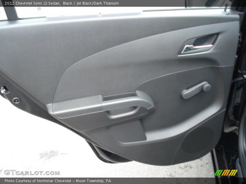 Black / Jet Black/Dark Titanium 2012 Chevrolet Sonic LS Sedan