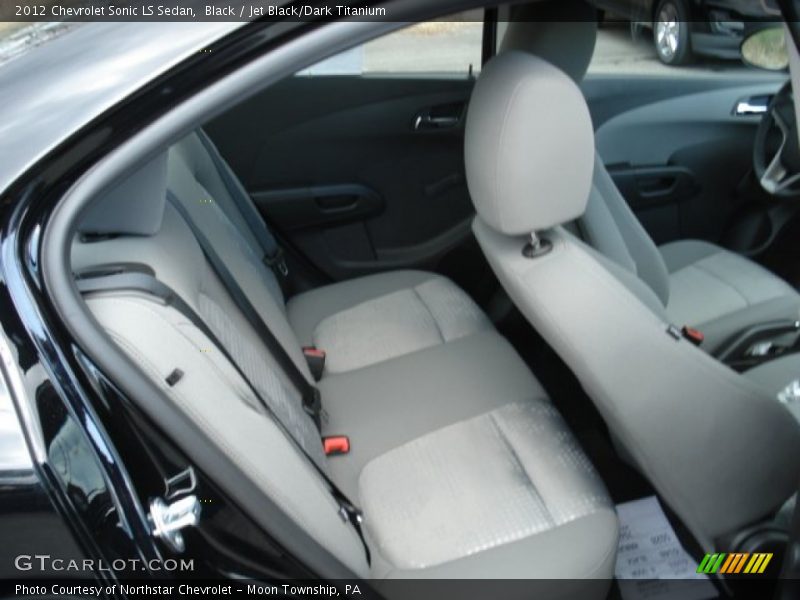Black / Jet Black/Dark Titanium 2012 Chevrolet Sonic LS Sedan
