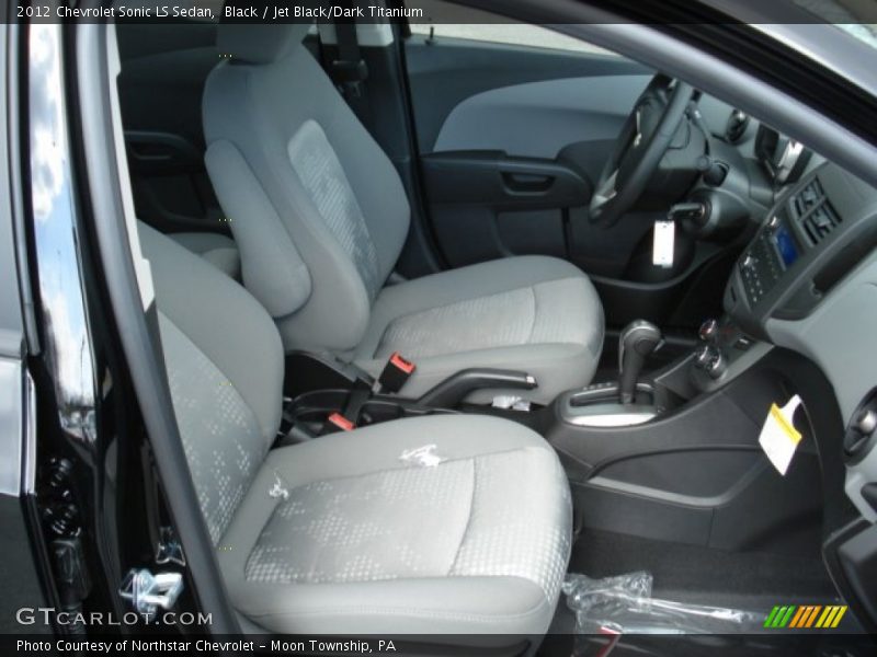 Black / Jet Black/Dark Titanium 2012 Chevrolet Sonic LS Sedan