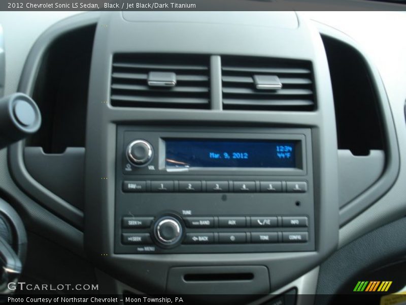 Black / Jet Black/Dark Titanium 2012 Chevrolet Sonic LS Sedan