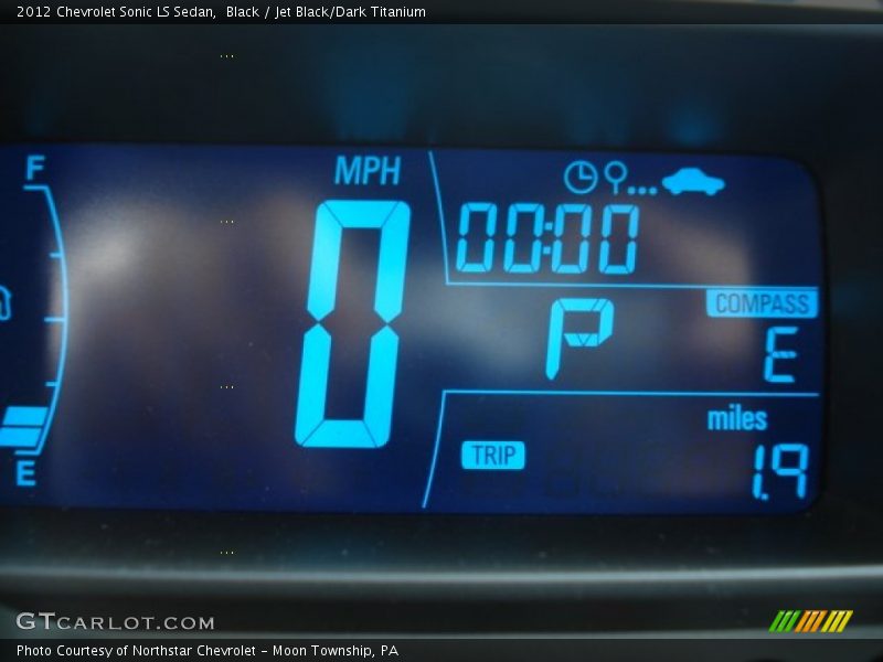 Black / Jet Black/Dark Titanium 2012 Chevrolet Sonic LS Sedan