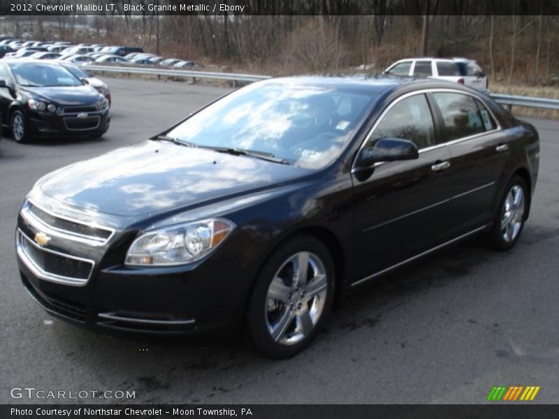 Black Granite Metallic / Ebony 2012 Chevrolet Malibu LT