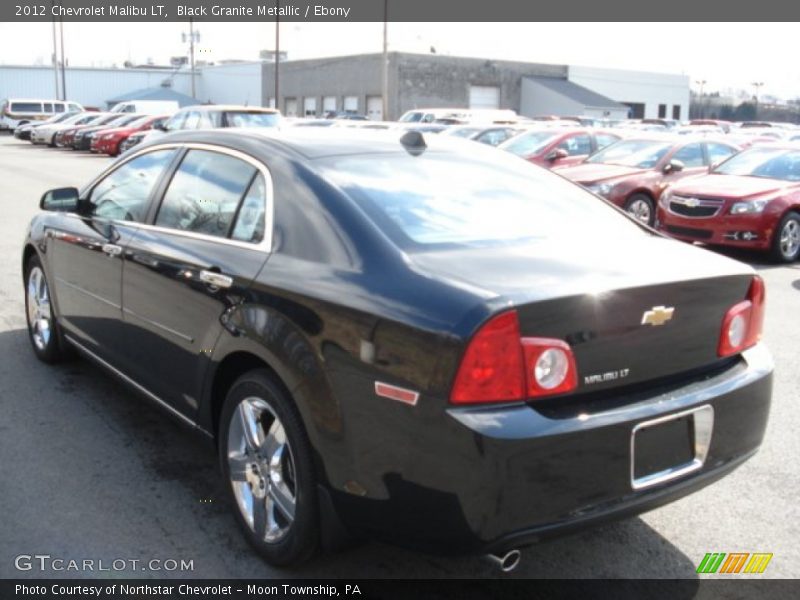 Black Granite Metallic / Ebony 2012 Chevrolet Malibu LT