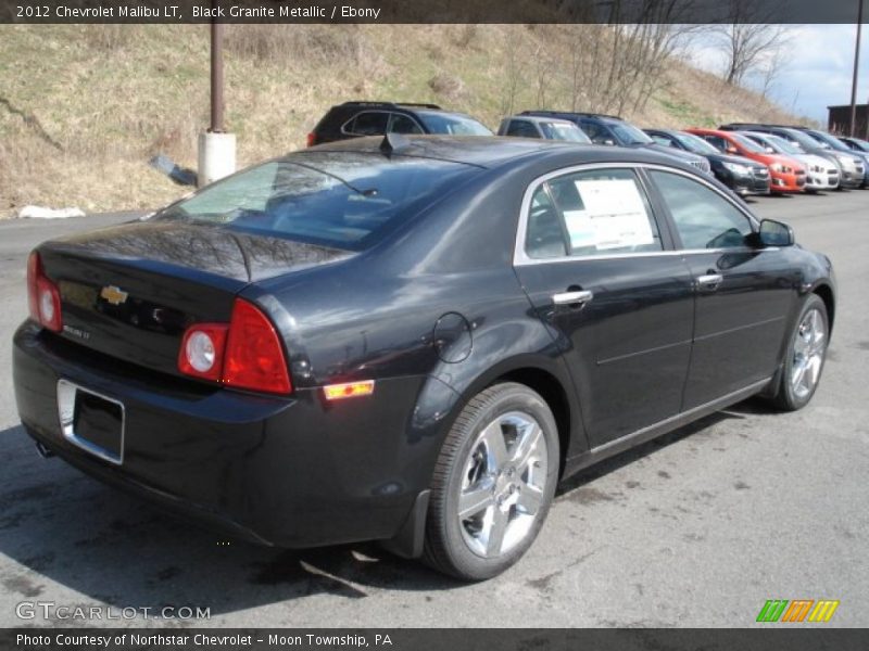Black Granite Metallic / Ebony 2012 Chevrolet Malibu LT