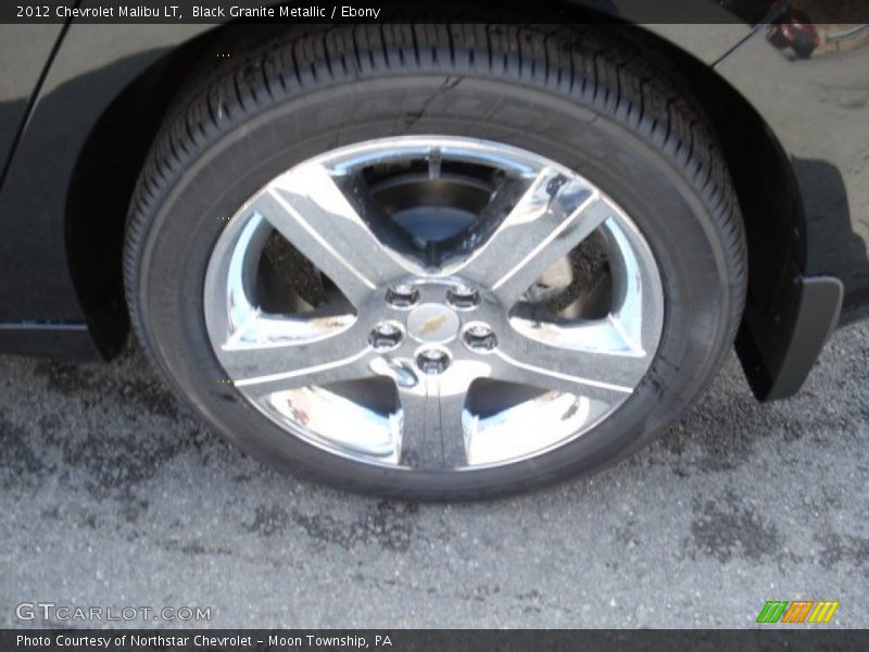 Black Granite Metallic / Ebony 2012 Chevrolet Malibu LT