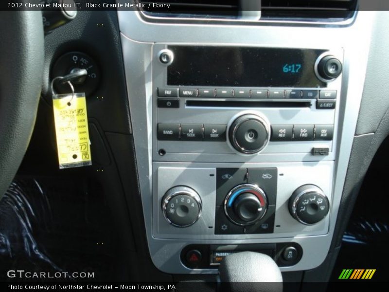 Black Granite Metallic / Ebony 2012 Chevrolet Malibu LT